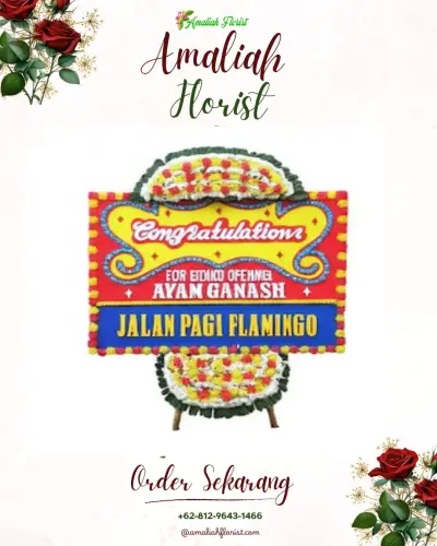 Bunga Papan Congratulation di Rs Bhayangkara Palangkaraya